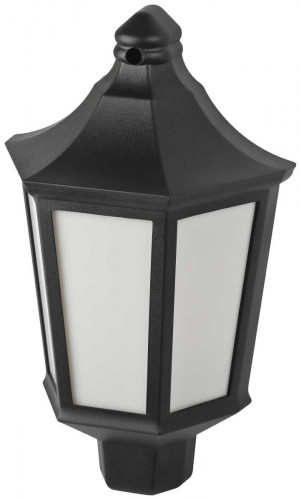 Садово-парковый светильник ЭРА «Ника» НБУ 06-60-003 60Вт черный белое основание матовый Б0061158