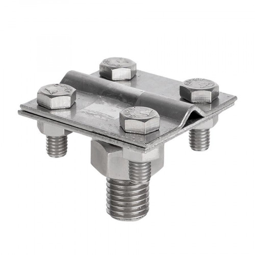 Зажим прута на штыре, пластина d(56x56)мм Ni EKF PROxima lp-g6606-e1302-ni