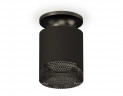 Комплект накладного светильника Ambrella light Techno Spot XS7402064 SBK/PBK/BK черный песок/черный полированный/тонированный (N7926, C7402, N7192)