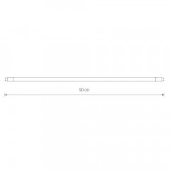 Лампа светодиодная T8 16W 3000K прозрачная 7501