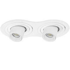 Комплект из светильника и рамки Lightstar Intero Tubo (217626+217162+217162) i626162