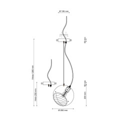 Подвесной светильник Lucia Tucci Narni 1942.1 White
