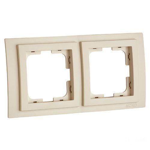 Рамка 2-постовая Mono Electric Despina крем 102-170000-161