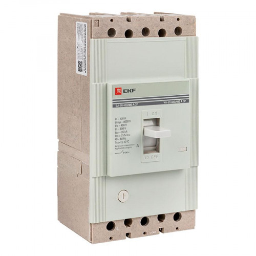 Выключатель автоматический ВА-99 400/400А 3P 35кА EKF PROxima mccb99-400-400
