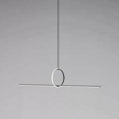 Подвесной светодиодный светильник iLedex Zoom 10339P/A2-35W-3000K BK-WH