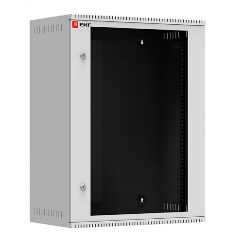 Шкаф телекоммуникационный настенный 15U (600х350) дверь стекло, Astra серия EKF PROxima ITB15G350