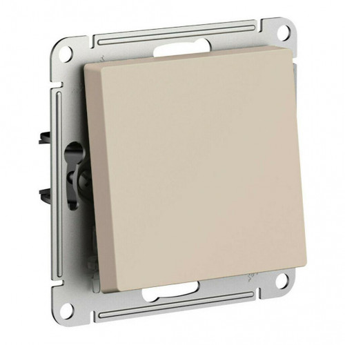 Переключатель одноклавишный перекрестный Systeme Electric AtlasDesign 10A 250V песочный ATN001271