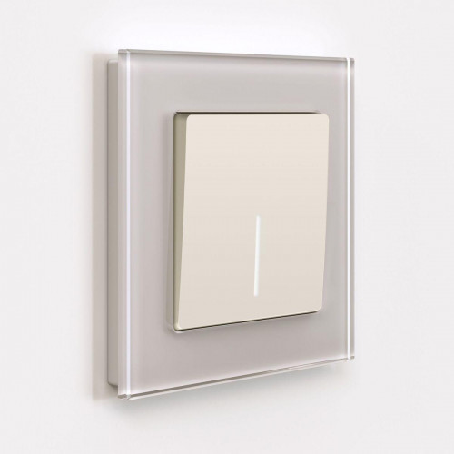 Выключатель одноклавишный Werkel с подсветкой айвори матовый W1110162 4690389184574