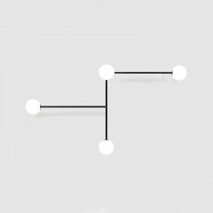 Настенный светильник Imperium Loft Lines 4 Black 189565-26