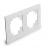 Рамка 2-постовая Stekker Катрин белый GFR00-7002-01 39255