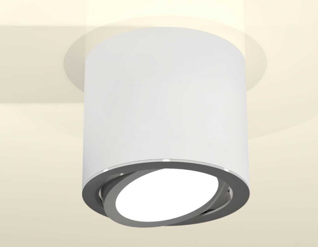 Комплект накладного светильника Ambrella light Techno Spot XS7401003 SWH/PSL белый песок/серебро полированное (C7401, N7003)