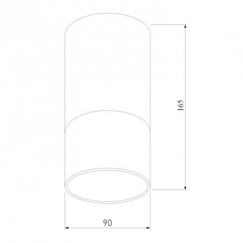 Уличный светодиодный светильник Elektrostandard Light Led 35139/H черный a057156