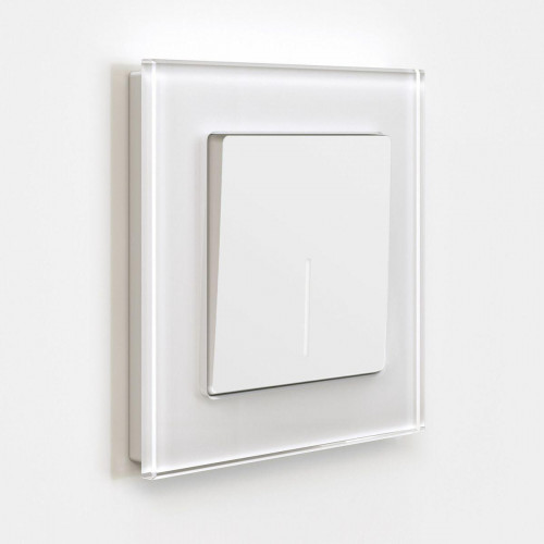 Выключатель одноклавишный Werkel с подсветкой белый матовый W1110161 4690389184567