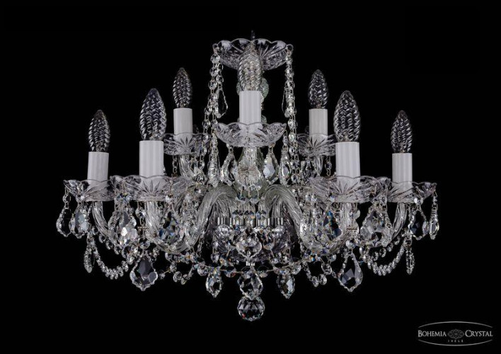 Подвесная люстра Bohemia Ivele 1402/6+3/195 Ni Leafs