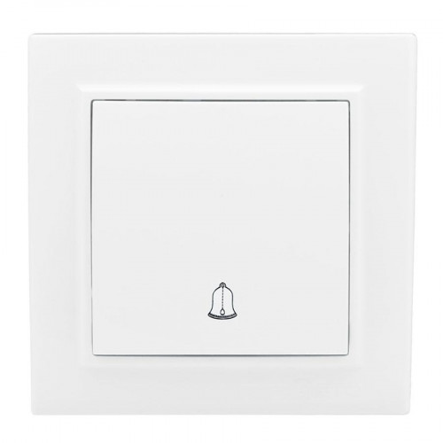 Кнопка звонка СП, Минск, 10А, белый EKF ERV10-026-10
