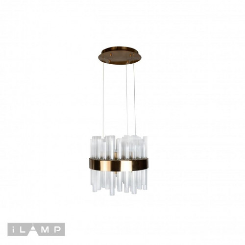 Подвесная люстра iLamp Art 6120-400 GD