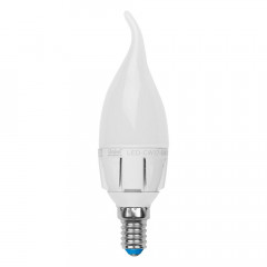 Лампа светодиодная диммируемая Uniel E14 6W 4500K матовая LED-CW37-6W/NW/E14/FR/DIM 08692