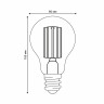 Лампа светодиодная Uniel E27 7W 3000K прозрачная LED-A60-7W/3000K/E27/CL GLY01TR UL-00011934