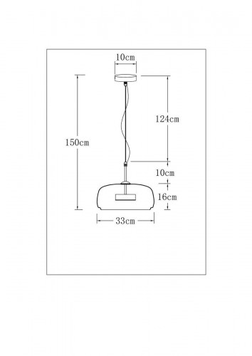 Подвесной светодиодный светильник Arte Lamp Padova A2404SP-33AM