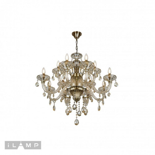 Подвесная люстра iLamp Asia 61079-8+4 BR