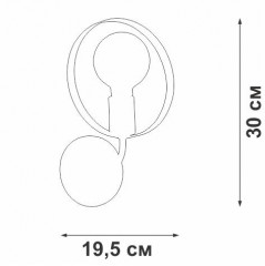 Бра Vitaluce V4379-0/1A