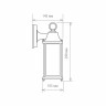 Уличный настенный cветильник Elektrostandard 1008D Brick черный a038438