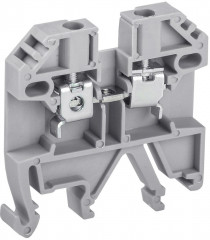 Зажим наборный изолированный (винтовой) ЗНИ - 4,0 (JXB4), серый, Stekker 39355