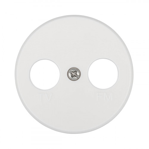 Накладка LK Studio розетки TV+FM, 2 отверстия (белый) Vintage 885204-1