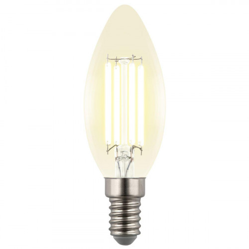 Лампа светодиодная Uniel E14 4W 3000K прозрачная LED-C35-4W/3000K/E14/CL GLY01TR UL-00011936