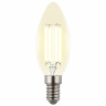 Лампа светодиодная Uniel E14 4W 3000K прозрачная LED-C35-4W/3000K/E14/CL GLY01TR UL-00011936