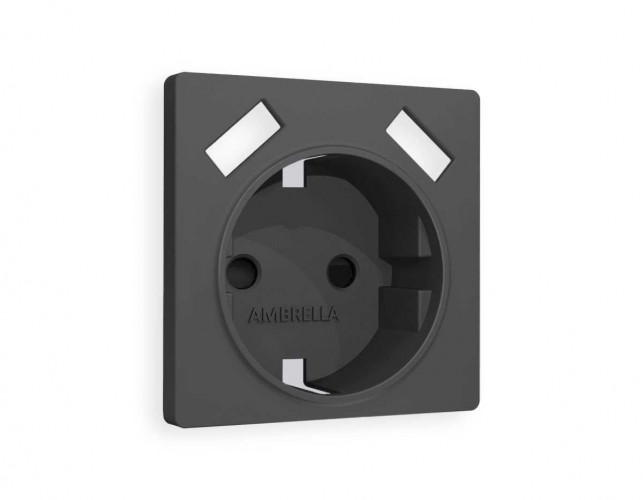 Лицевая панель розетки AMBRELLA VOLT AP9090
