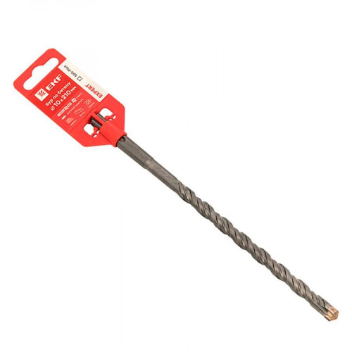 Бур по бетону SDS-plus 10х210 мм (4 резца)(4S спираль) EKF Expert db-10-210-4x4