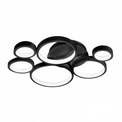 Потолочная светодиодная люстра iLedex Ring Star 9004-6-X-T BK