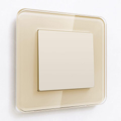 Выключатель одноклавишный проходной Werkel айвори матовый W1112062 4690389184604