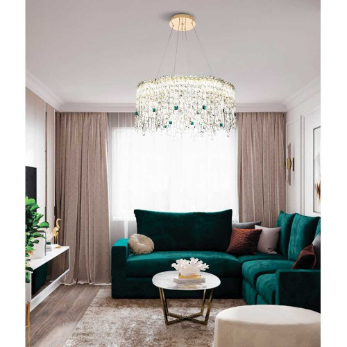 Подвесная светодиодная люстра Modelux ML.2317.700 GD