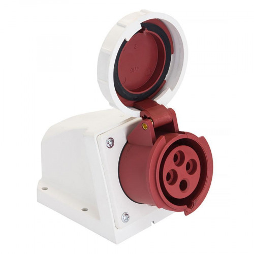 Розетка стационарная наружная 1242 3Р+РЕ 32А 380В IP67 EKF PROxima ps-1242-32-380