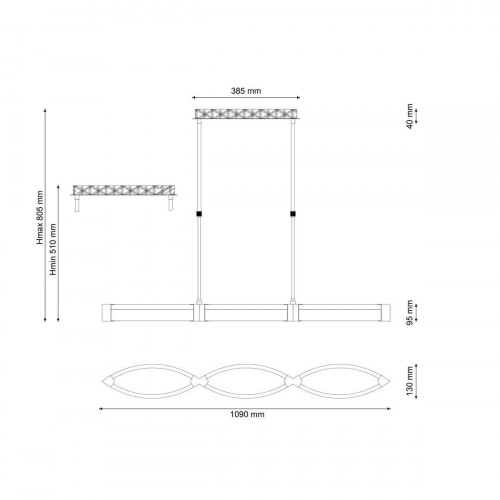 Подвесной светодиодный светильник Lucia Tucci Modena 172.3 LED
