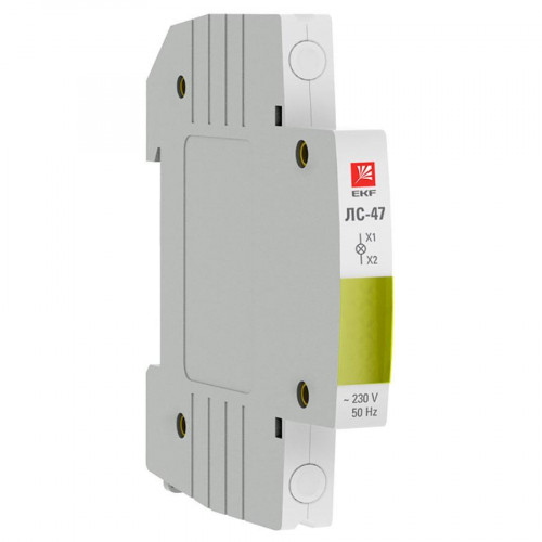 Лампа сигнальная ЛС-47 (желтая) EKF PROxima mdla-47-y-pro