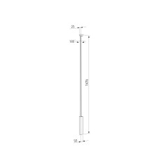 Настенный светодиодный светильник Elektrostandard Alto LED черный 4000K 40133/LED a069820