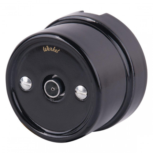 W5683008/ ТВ розетка (черный) Ретро