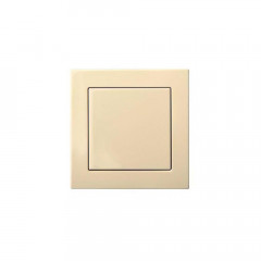 Выключатель одноклавишный Liregus Epsilon с подсветкой бежевый 28-0581