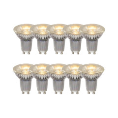 Лампа светодиодная Lucide GU10 5W 2700K MR16 прозрачная 49008/10/60