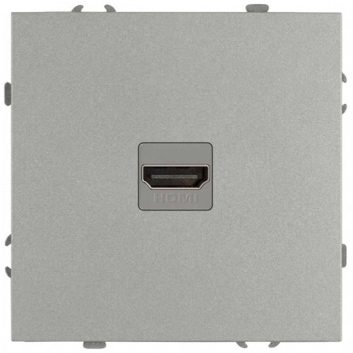 Розетка ЭРА Galaxy 15-3114-03 HDMI IP20 алюминий Б0070796