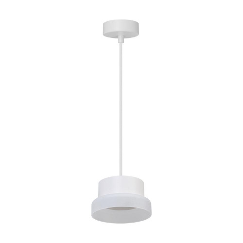 Светильник потолочный Feron Barrel HL4608 OPAL levitation 12W, 230V, GX53, белый, на подвесе 1,7 м