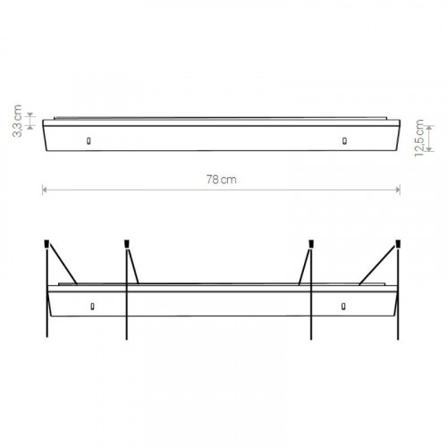 Основание для светильника Nowodvorski Cameleon Canopy D 780 8553