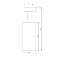 Светодиодный спот Elektrostandard Diffe 85266/01 белый/черный a058252