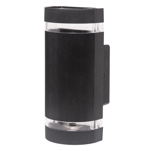 Светильник садово-парковый Feron.ONE DH1702-P, на стену вверх/вниз, 2*GU10 220-240V, черный пластик