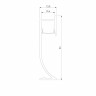 Профиль алюминиевый с рассеивателем для плинтуса Elektrostandard LL-2-ALP021 a066618