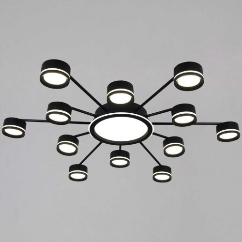 Потолочная люстра Reluce 20590-0.3-6+6+1 Black