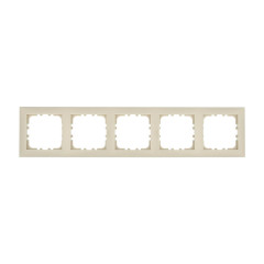Рамка LK Studio 5-постовая (бежевый) LK60 864501-1